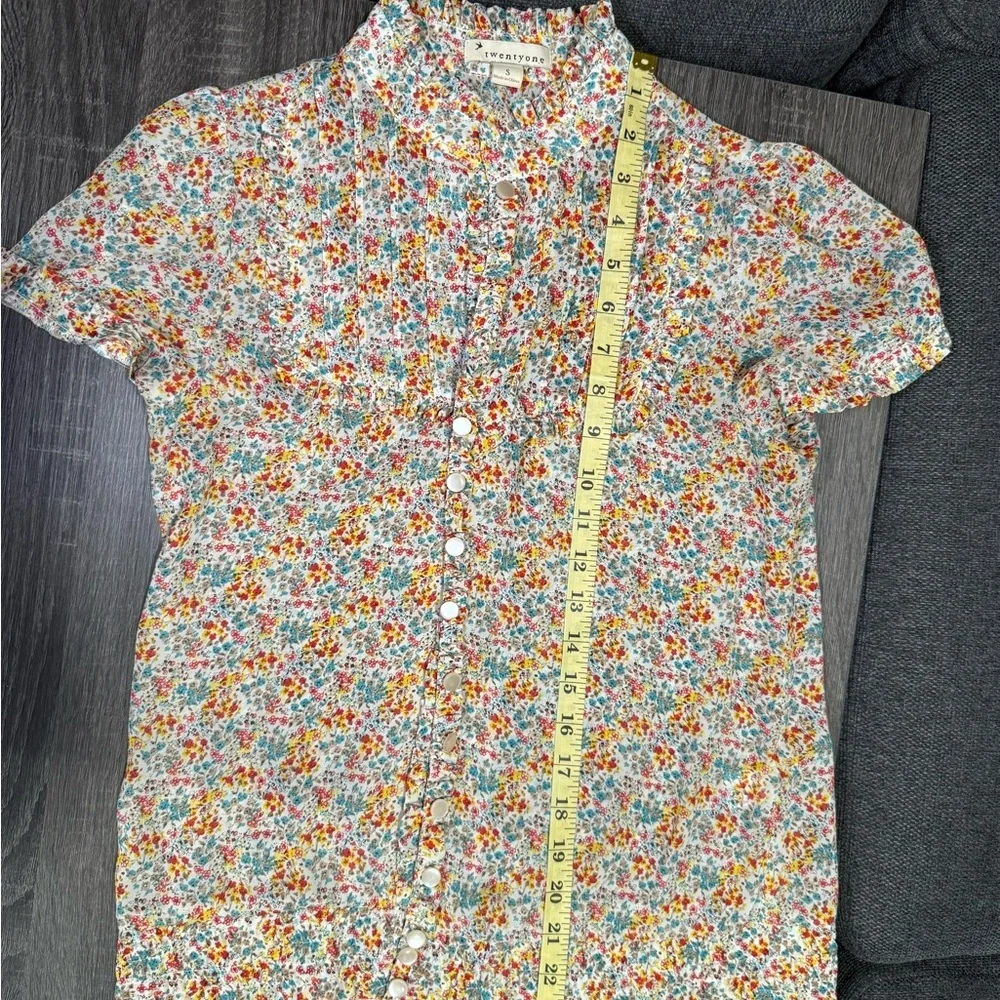 Twentyone  Floral Blouse - Multicolor - Picture 6 of 15